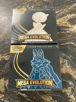 Pokemon Mega Evolution Elite Trainer Box ETB Set of 2 New Sealed A3 - Image 1