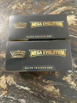 Pokemon Mega Evolution Elite Trainer Box ETB Set of 2 New Sealed A3 - Image 2