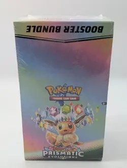 Pokemon SV8.5 Prismatic Evolutions SEALED Booster Bundle Display Case - Image 1