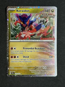 Koraidon 119/162 Gamestop Stamped Promo Cosmos Holo Pokemon TCG NM/MINT - Image 1