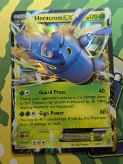 Heracross EX 4/111 XY - Furious Fists Ultra Rare Pokemon - LP - Image 1