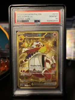 Skeledirge ex 2023 Pokemon PAL EN-Paldea Evolved 272 Hyper Rare - PSA 10 - Image 1