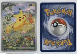 Pikachu (Paldea Adventure Chest) Holo Pokemon Scarlet & Violet Black Star Promo - Image 3