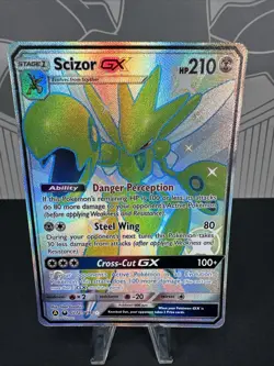 Pokemon TCG Scizor GX SV72/SV94 Hidden Fates: Shiny Vault Holo Rare 2019 NM - Image 1