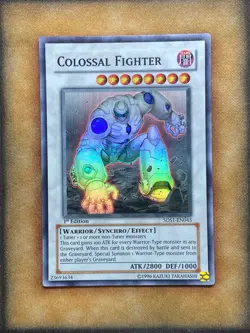 Yugioh Colossal Fighter 5DS1-EN043 Super Rare 1st Ed NM - Image 1