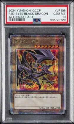 2024 ALTERNATE ART #JP108 RED-EYES BLACK DRAGON PSA 10 - Image 1