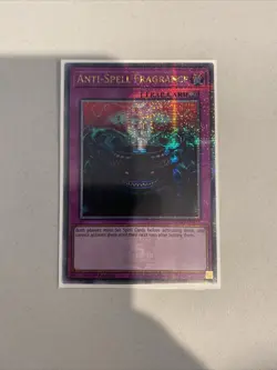 Yugioh Anti-Spell Fragrance RA02-EN076 Quarter Century Secret Rare 1st Ed NM - Image 1