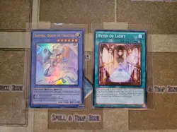 YUGIOH SAFFIRA QUEEN OF DRAGONS DUEA ULTRA VLP + HYMN OF LIGHT MP15 COMMON 1ST - Image 1