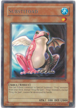 Yu-Gi-Oh! Substitoad (NM) Unlimited Rare LODT-EN028 (2008) - Image 1