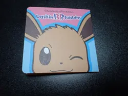 Pokemon Letter Card Thirty One Ice Promo Baskin BR Robbins Eevee Pikachu #5295 - Image 1