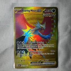 Pokemon TCG Roaring Moon EX Paradox Rift Holo Hyper Rare Card 262/182 Mint NM/M - Image 1