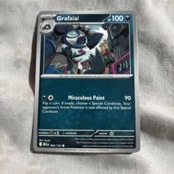 Grafaiai 092/132 Mega Evolution Pokemon Trading Card Holo NEAR MINT NM 2025 - Image 1