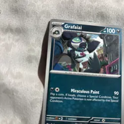 Grafaiai 092/132 Mega Evolution Pokemon Trading Card Holo NEAR MINT NM 2025 - Image 4