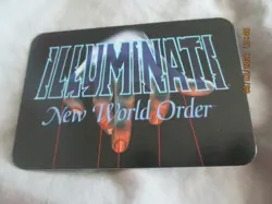 DISCORDIAN SOCIETY CARD NEW WORLD ORDER ILLUMINATI RARE STEVE JACKSON GAMES - Image 2