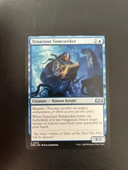 Tenacious Tomeseeker - Mtg: Wilds of Eldraine Regular Uncommon 74 - Image 1