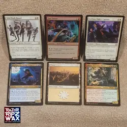 LOT (6) MAGIC the GATHERING SPIDER-MAN GAME DECK CARDS * 5 REGULAR & 1 FOIL MTG - Image 1