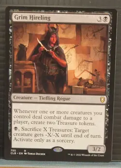 Mtg GRIM HIRELING NM CLB 755 -Argo- - Image 1