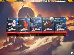 Mtg Magic The Gathering Spider-Man Welcome Deck Set Of 5 Each Color Magic Con - Image 1