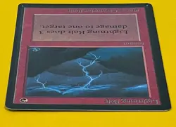 MTG LIGHTNING BOLT Beta (OldManMTG 012-180) - Image 3
