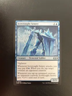 Icewrought Sentry - Mtg: Wilds of Eldraine Regular Uncommon 55 - Image 1