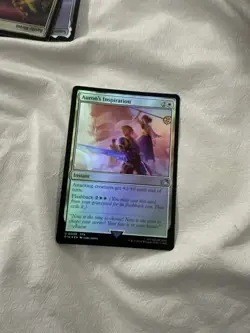 MTG Final Fantasy Auron's Inspiration Foil Card #0008 - Image 1