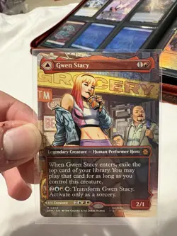 MTG Gwen Stacy Ghost-Spider (0202) - Borderless, NM-Mint, English MTG - Image 1