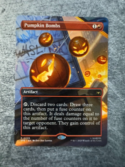Pumpkin Bombs (Borderless) Marvel's Spider-Man: Eternal-Legal Regular NM - MTG - Image 1