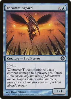 Thrummingbird 1x MtG Scars of Mirrodin SP/NM - Image 1