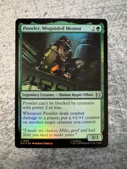 Prowler, Misguided Mentor Marvel's Spider-Man: Eternal-Legal Foil NM - MTG - Image 1