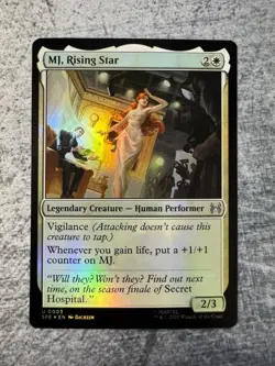 MJ, Rising Star Marvel's Spider-Man: Eternal-Legal Foil NM - MTG - Image 1