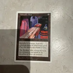 Ashnod's Altar Fifth/5th Edition Artifact Colorless Magic the Gathering MTG LP - Image 1