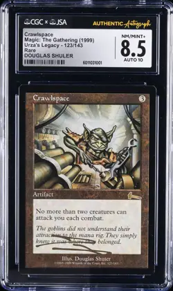 1999 MTG URZA'S LEGACY #123 CRAWLSPACE CGC 8.5 - Image 1