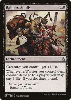 1x - Raiders' Spoils - #83 - Khans of Tarkir - UC NM MTG - Image 1