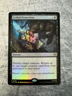 Lethal Protection Marvel's Spider-Man: Eternal-Legal Foil NM - MTG - Image 1