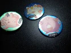 Pokemon Televikun Magazine Promo Menko Circle Card Meowth Chansey Clefairy #5876 - Image 5