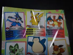 Jumbo Pokemon Card Plastic Board Smile Seminar Promo Charizard Snorlax etc #5290 - Image 2