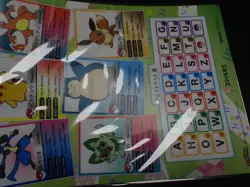 Jumbo Pokemon Card Plastic Board Smile Seminar Promo Charizard Snorlax etc #5290 - Image 4