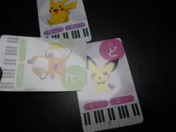 Pokemon Music Musical Note Card x3 Pikachu Pichu Raichu Evolutions #3727 - Image 5