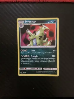 Pokemon Tyranitar Holo Celestial Storm NM 87/168 - Image 1