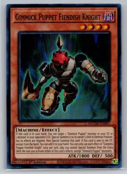 Gimmick Puppet Fiendish Knight - MZTM-EN047 - Super Rare - 1st Edition Yugioh NM - Image 1