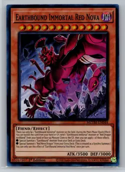 Yugioh - Earthbound Immortal Red Nova - MZTM-EN044 - Super Rare - NM/M - Image 1