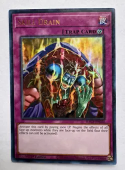 YuGiOh! - Skill Drain HAC1-EN028 Duel Terminal Ultra Rare 1st Edition - Image 1