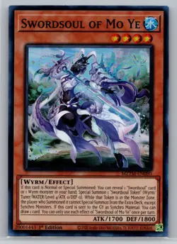 Yugioh! - Swordsoul of Mo Ye - MZTM-EN080 - Super Rare - 1st Ed - NM/M - Image 1