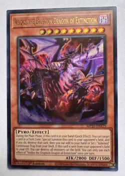 Veidos the Eruption Dragon of Extinction - MP25-EN175 - Ultra Rare - Yugioh - Image 1