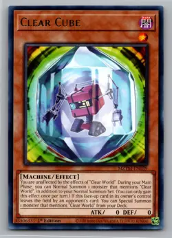 Yugioh! Clear Cube - MZTM-EN039 - Rare - 1st Edition Near Mint - Image 1