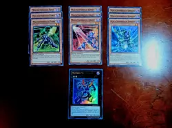 Yugioh Zexal - Number 96: Dark Mist + Malicevorous Knife, Fork, & Spoon x 3 - Image 1