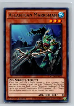 Yugioh! Atlantean Marksman - MZTM-EN072 - Rare - 1st Edition Near Mint - Image 1