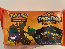 2024 Pokemon TCG Trick or Trade Booster Bundle - 35 Mini Halloween Packs 3 Cards - Image 1