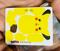 PIKACHU RAICHU Extremely RAREST Vintage 3D Cards - Cheetos India 2004 - Image 1