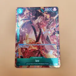 One Piece Izo OP01-033 Parallel Alt Art PRB01 The Best English Card - Image 1